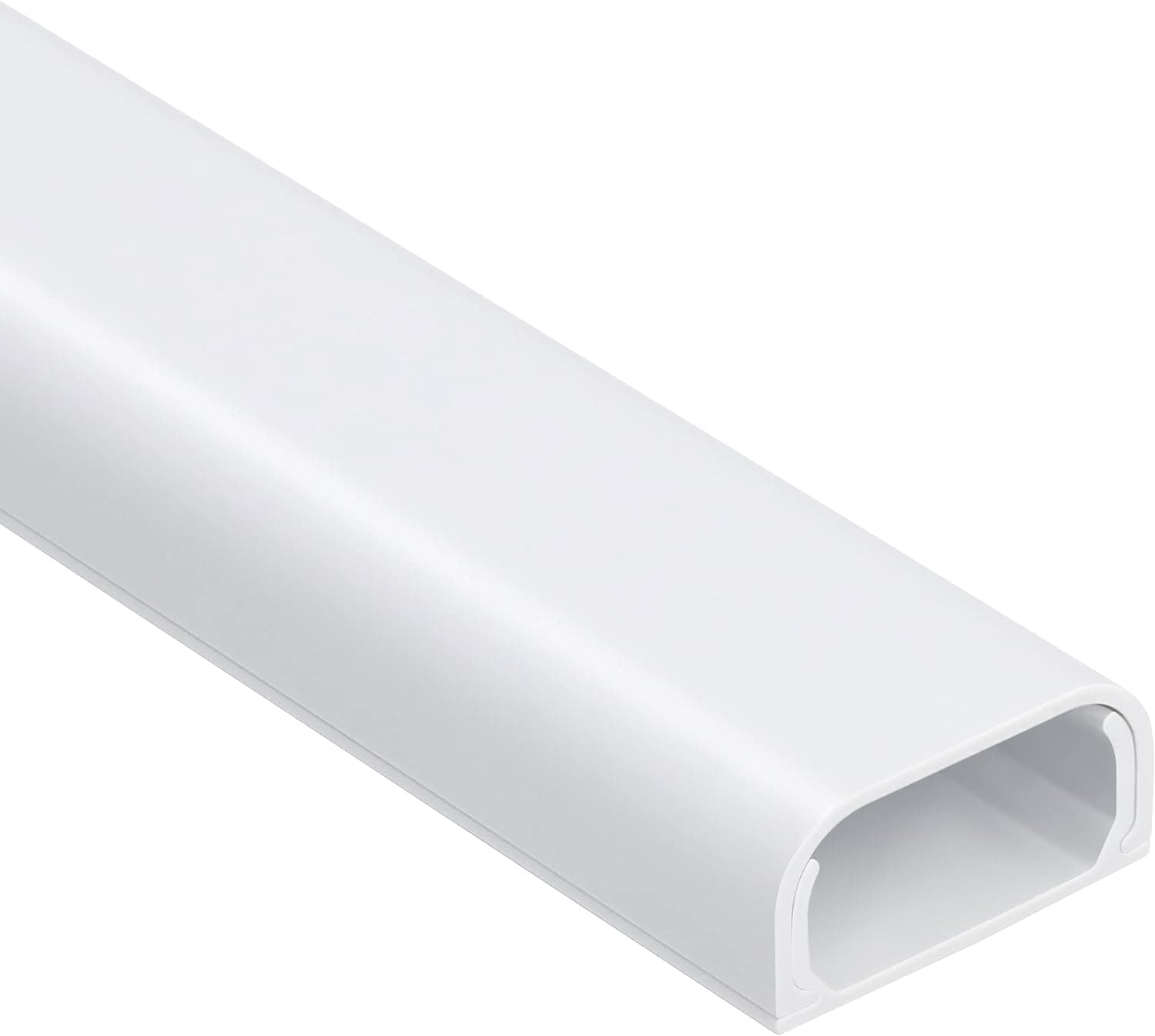 153in Cord Hider Wall, Wire Hiders for 3 Cords, Cord Cover for 2 Thick Extension Cables, Paintable Cable Cover to Hide Cords Wall Mounted TV, Cord Concealer, 9X L17in X W0.95in X 0.47in, White