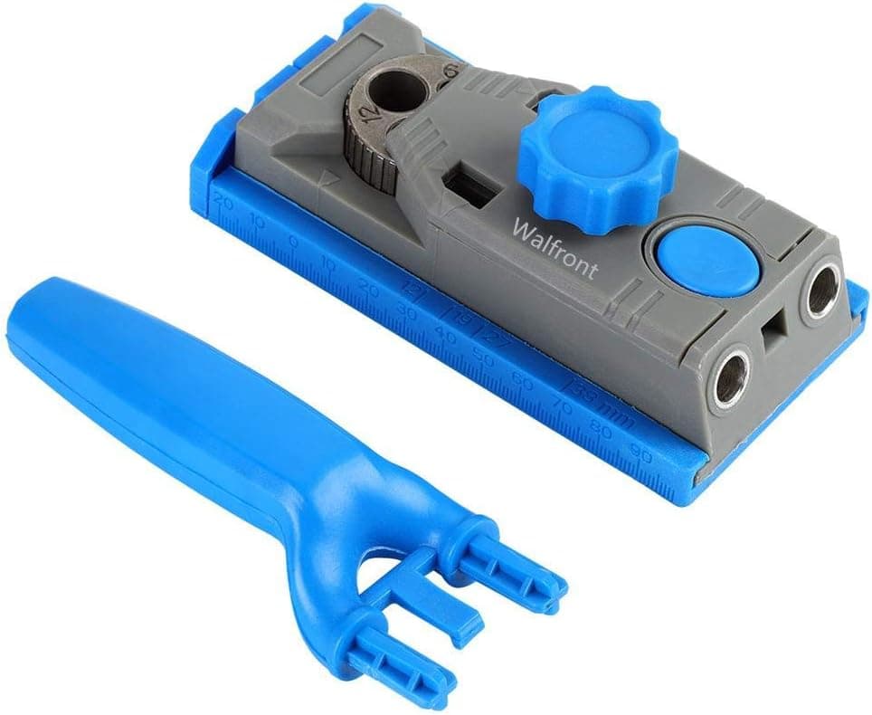 Pocket Jig Drill Guider, 6/8/10/12 mm Mini Hole Drilling Guide Wood Doweling Joint Woodworking Carpentry Locator Tool