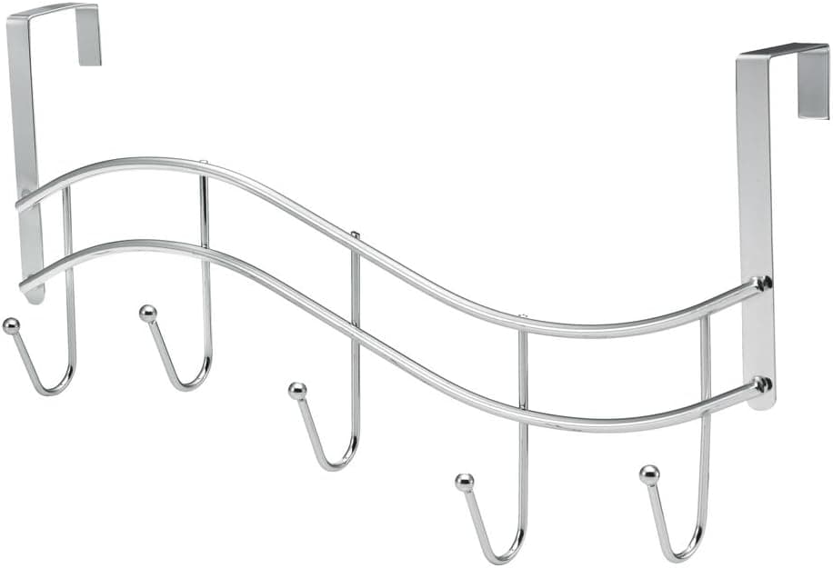 Polder Over The Door Storage Rack, Chrome