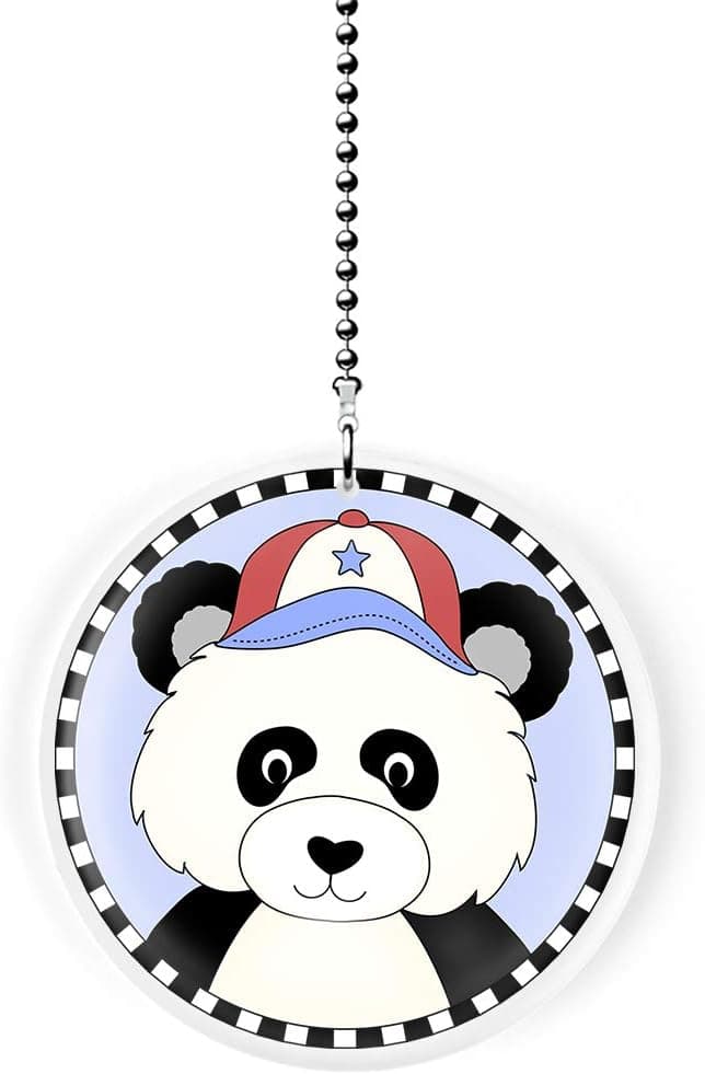 Gotham Decor Little Panda Boy Fan / Light Pull