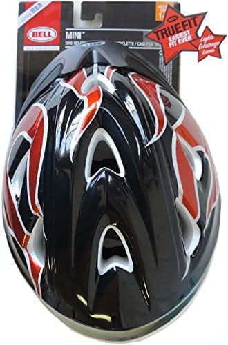 BELL TRUE FIT MINI BLACK & ORANGE BIKE HELMET