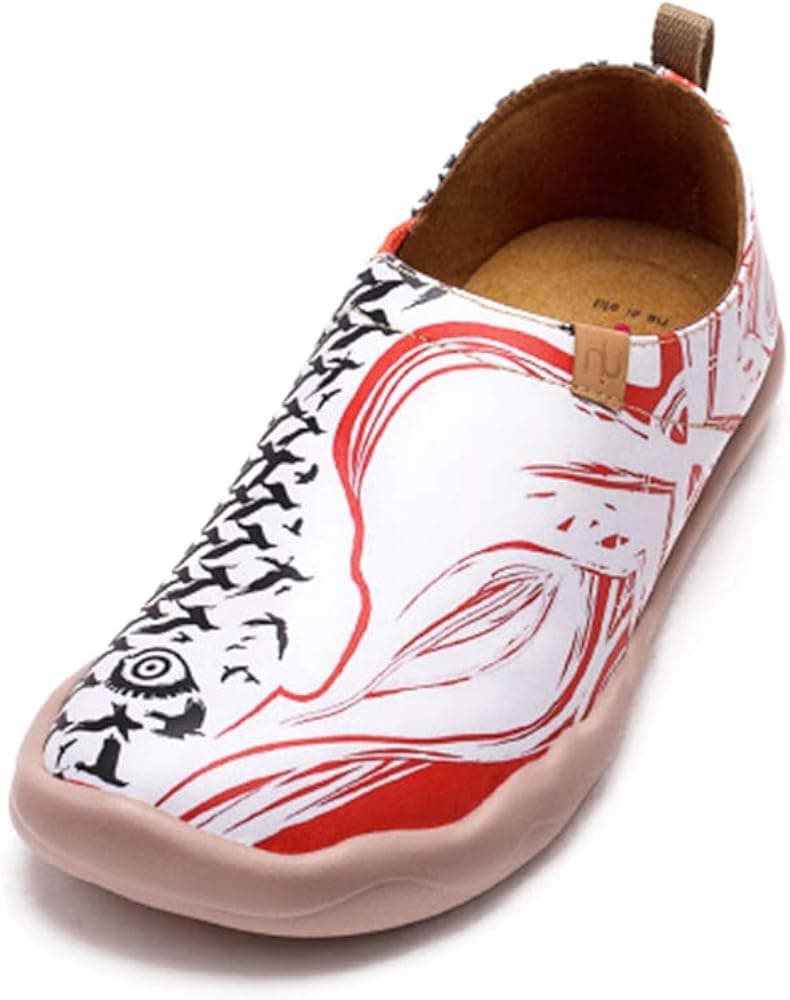 UIN Women's Emily Canvas Casual Slip on Shoe Multicolored (7)