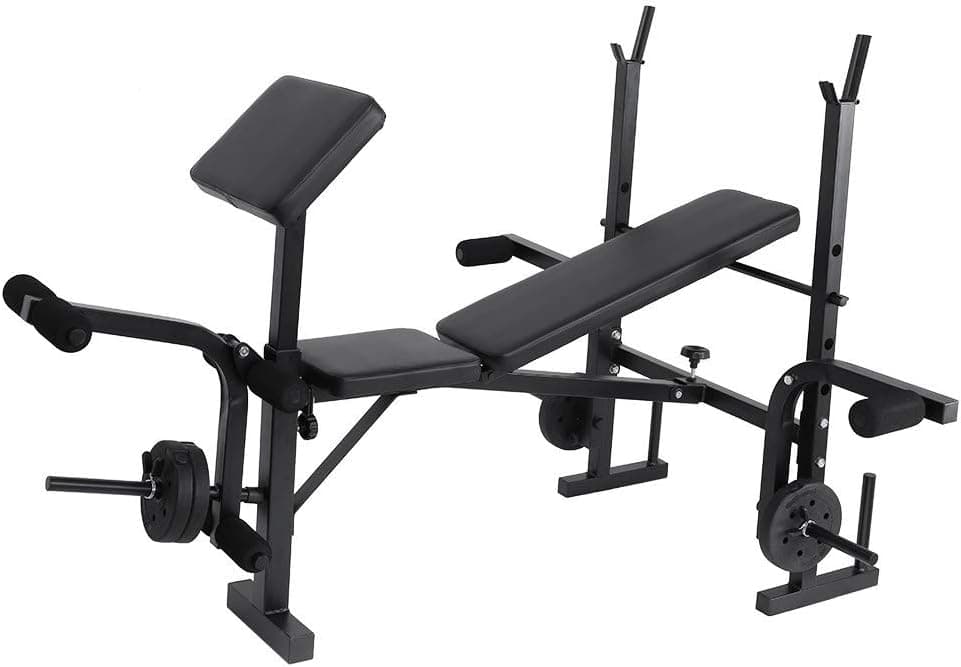 Strength Training Adjustable Weight Bench,Utility Exercise Workout Bench for Full Body, Sit Up A B Incline Abs Bench Flat Weight Press For Home Gym Exercise