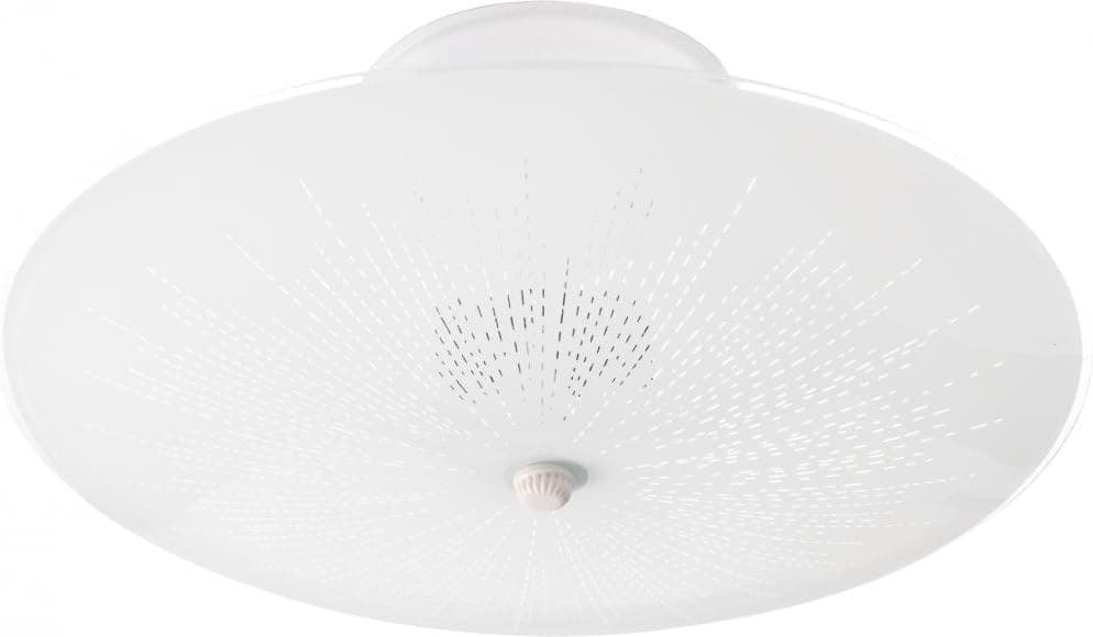 NUVO SF76/269 Two Light Ceiling Fixture Flush Mount, White