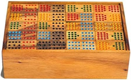 SiamCollection Dominoes , Dominoes 15 x 15 , Wooden Game