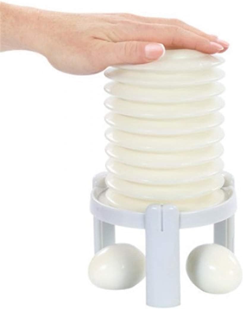 Amazing Egg Shell Remove Tool Three Steps Easy Egg Shell Remover,Instantly Cracker Hard Boiled Eggshell Peeler Kitchen Cooking Tools