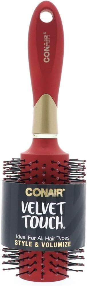 Conair Velvet Touch Round Blow Dry Brush 1 ea