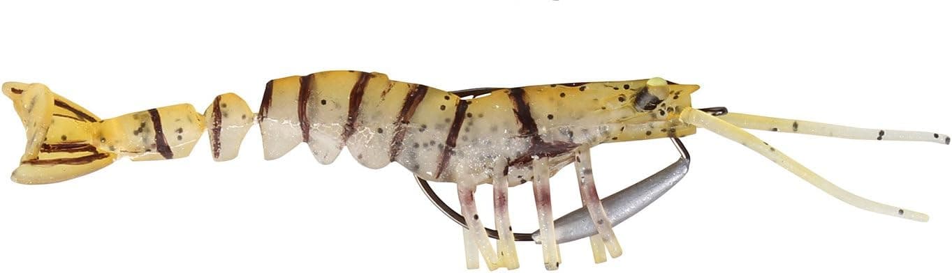 Savage Gear TPE 3D Shrimp Sinking Fishing Lure, 2 1/2-Inch/3/25-Ounce, Golden