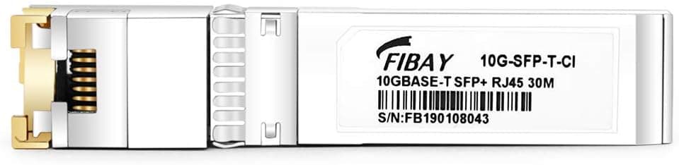 10G SFP+ to RJ45 for Cisco SFP-10G-T Netgear AXM765 Mikrotik S+RJ10 Finisar TP-Link D-Link 10GBase-T SFP+ Transceiver Module Copper, Cat6a/7, 30M