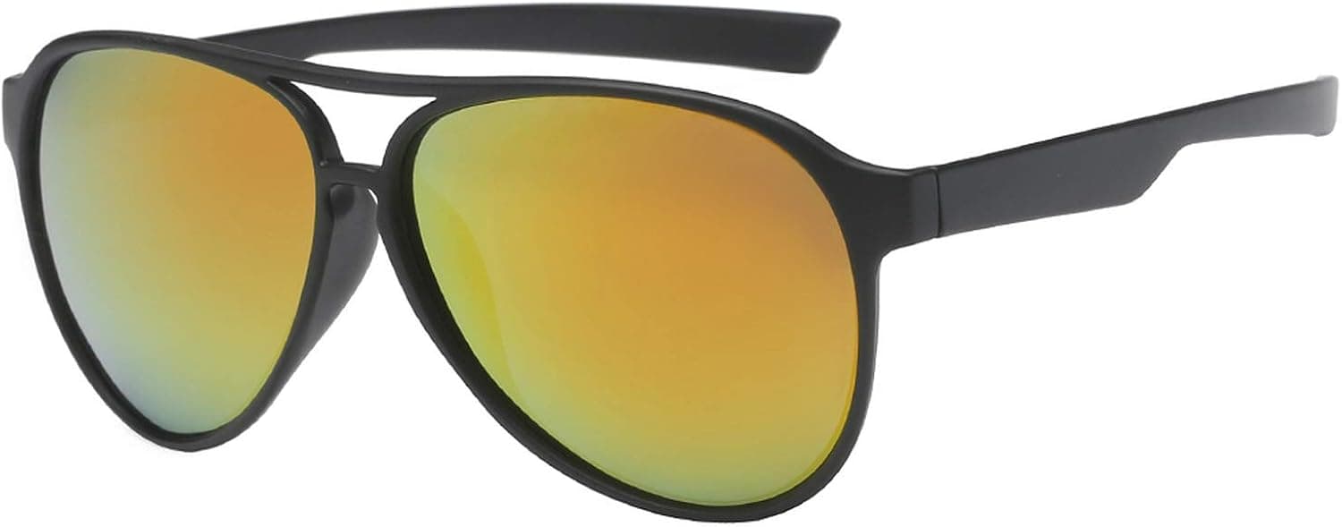 PolarSpex Classic Unisex Polarized Ultra Lightweight Flexible Aviator Sunglasses