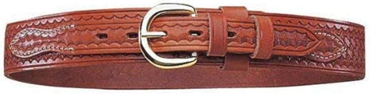 Bianchi B4 Ranger™ Belt, 1.75" Width, Basket Weave Tan Finish, Chrome Buckle, SZ44