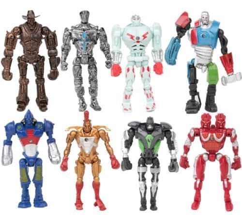 8x Real Steel Atom Midas Ambush Metro Noisey Boy Zeus 13cm PVC Action Figure Set by Shiv