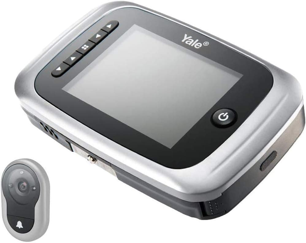 Yale Security AYRD-DDV7001-619 Digital Door Viewer with Internal Memory, Small, Silver