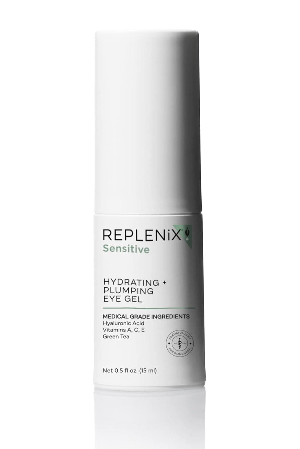 Replenix Hydrating + Plumping Eye Gel, Medical Grade Undereye Serum and Cream, Reduces Appearance of Wrinkles and Fine Lines, Hydrating, 0.5 oz.