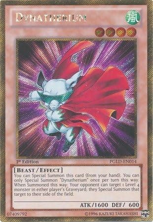 YU-GI-OH! - Dynatherium (PGLD-EN014) - Premium Gold - 1st Edition - Gold Secret Rare