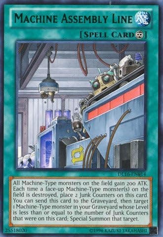 YU-GI-OH! - Machine Assembly Line - Green (DL16-EN014) - Duelist League 16 - Unlimited Edition - Rare