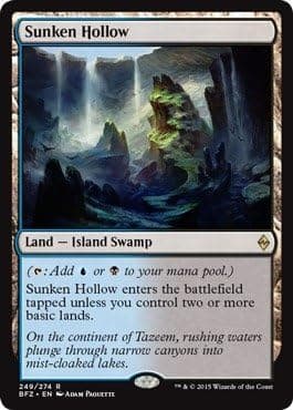 Magic The Gathering - Sunken Hollow (249/274) - Battle for Zendikar