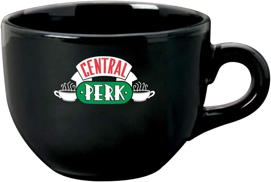 Friends Television Sitcom 24 Ounce Central Perk Ceramic Coffee Cup Soup Mug