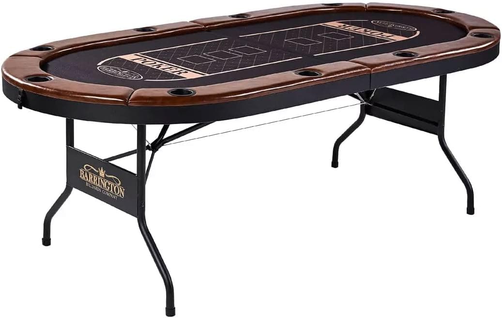 Barrington 10 Player Poker Table 82 x 44