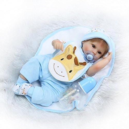 iCradle Reborn Toddler Realistic Baby Doll Handmade Soft Vinyl Newborn Baby Dolls That Look Real Silicone Babies with Clothes and Accessories Gift for Kids