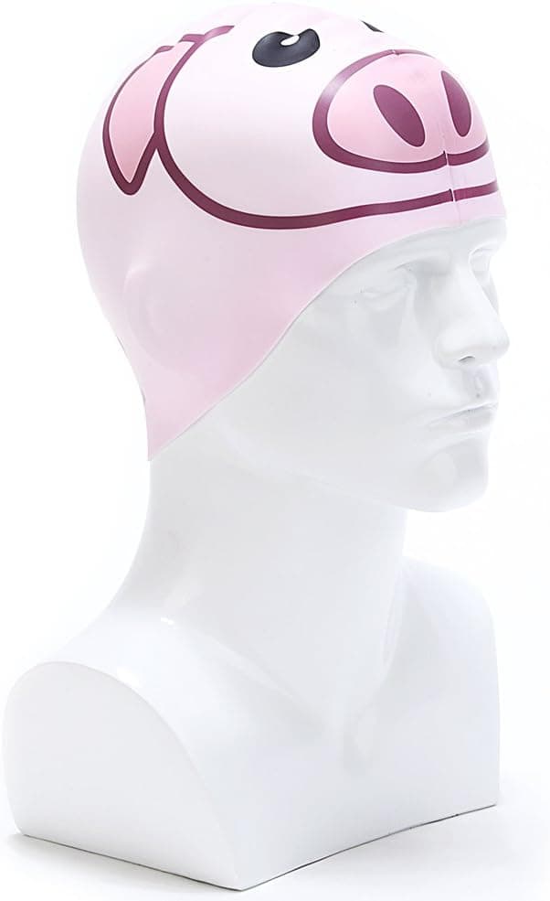 Water Pro Silicone Swim/Pool Cap for Men Women Kids - - Keep Hair Dry - Recreational, Competitive and Fitness Swimmers