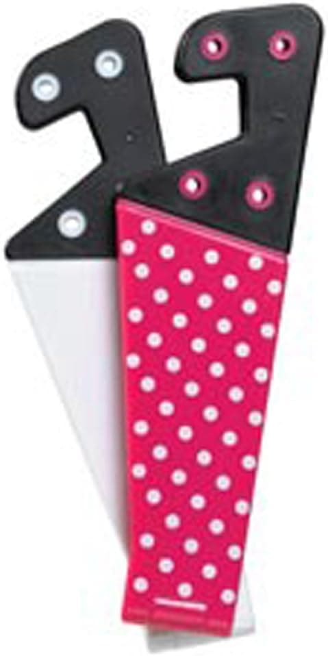 PPointMobi Folding Tablet Stands 2 Pack Pink & White Polka Dot for Tablets