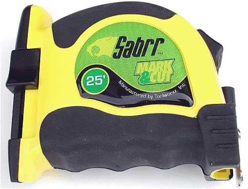 The Sabrr Mark and Cut 5-in-1 Tape Measure