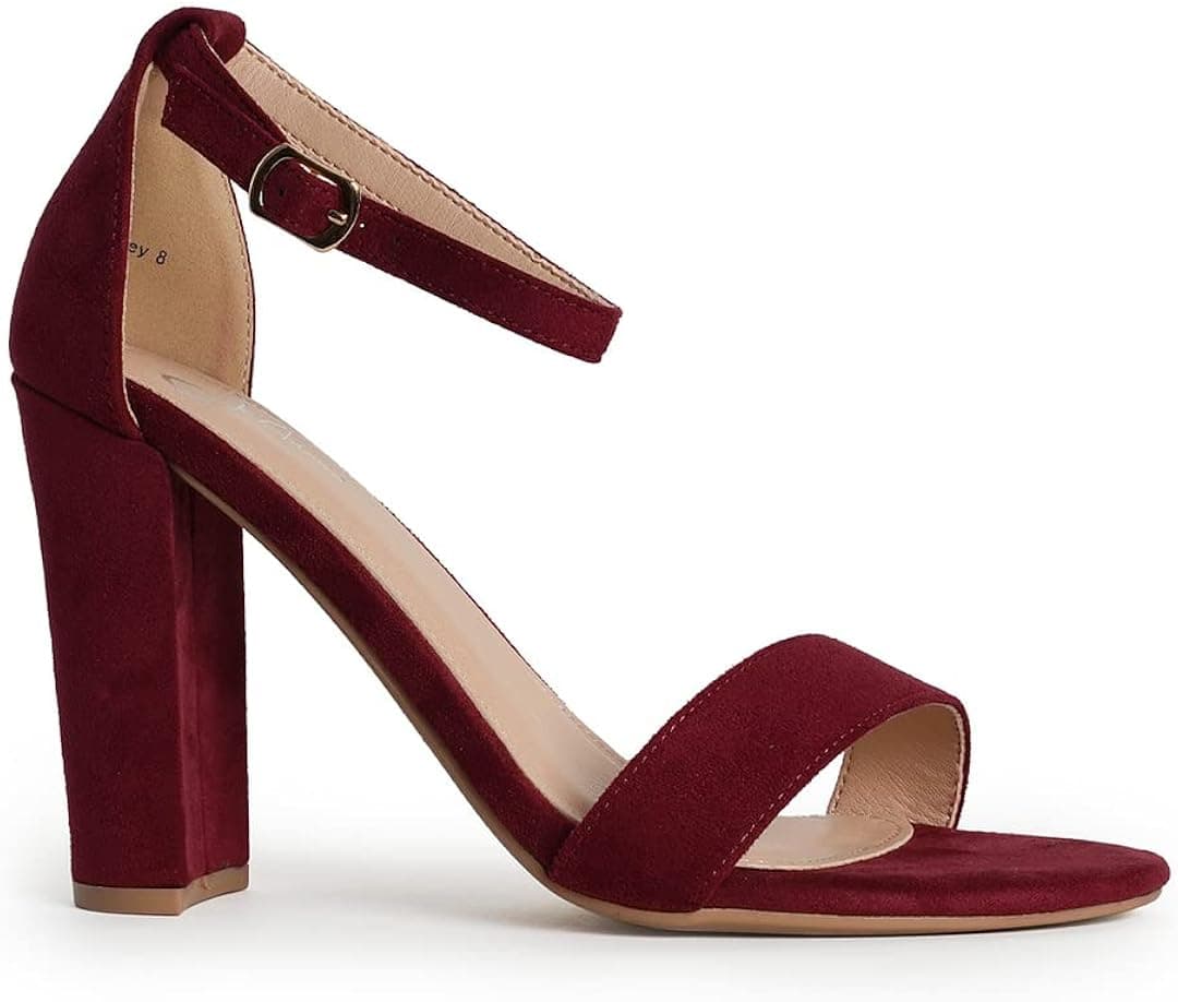 J. Adams Shirley Heels for Women - Ankle Strap High Heel Dressy Sandals