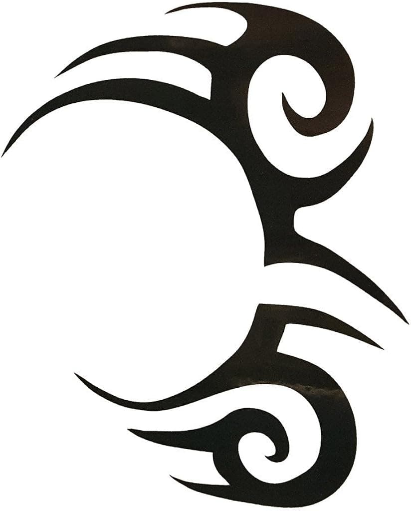 Costume Agent Tribal Face Temporary Tattoo