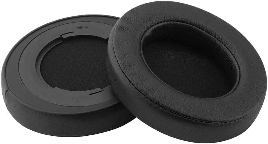 MMOBIEL Ear Pads Cushions Compatible with Razer Kraken V2 Gaming Headset PU Leather (Black)