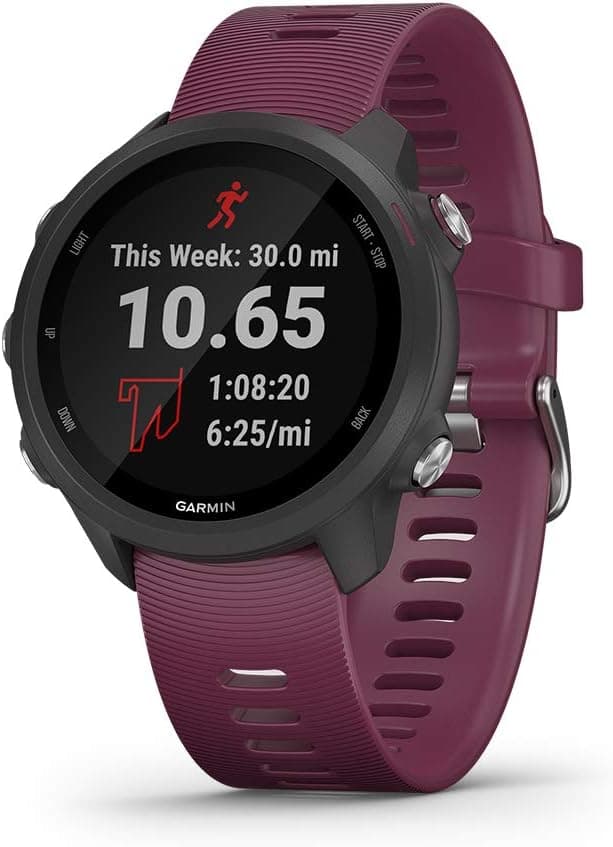 Garmin Forerunner 245, GPS Running Smartwatch with Advanced Dynamics, Berry