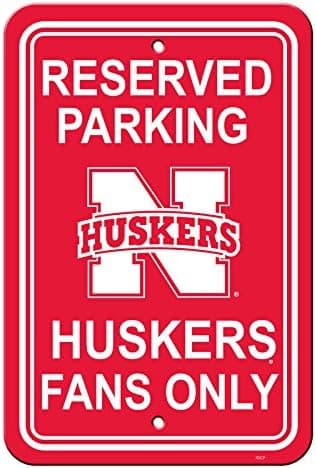 Flagpole To Go NCAA Nebraska Cornhuskers Parking Sign