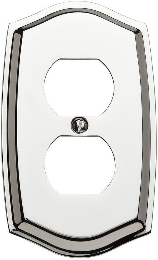 Baldwin 4757.260.CD Colonial Design Duplex Switch Plate, Chrome