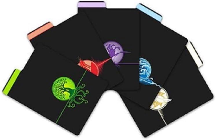 Max-Pro Set of 5 Iconic Elemental Symbol Dividers (for MTG Mana Cards)