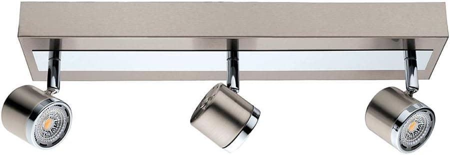 EGLO 201734A Pierino LED Track Light, 17-Inch, Satin Nickel