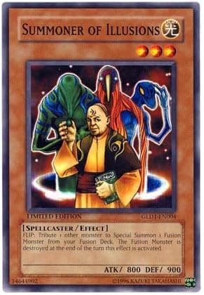 Yu-Gi-Oh! - Summoner of Illusions (GLD1-EN004) - Gold Series 1 - Limited Edition - Common
