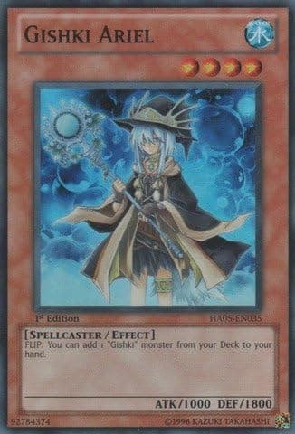 YU-GI-OH! - Gishki Ariel (HA05-EN035) - Hidden Arsenal 5 - 1st Edition - Super Rare