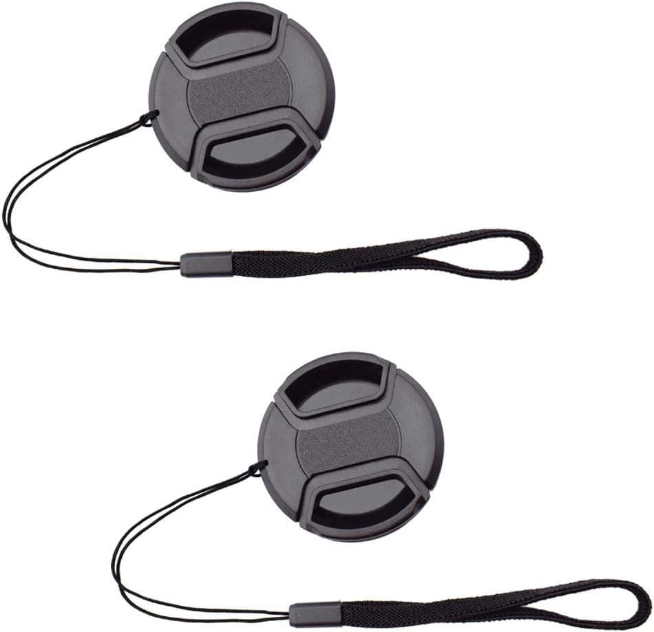 46mm Lens Cap Cover for NIKKOR Z DX 16-50mm f/3.5-6.3 VR Lens for Nikon Z50 Zfc Z30 Z 50 Z fc Z 30 Camera, ULBTER Lens Cap Keeper & Lens Cover Leash -2 Pack