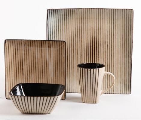 Gibson Lineville 16pc Dinnerware set