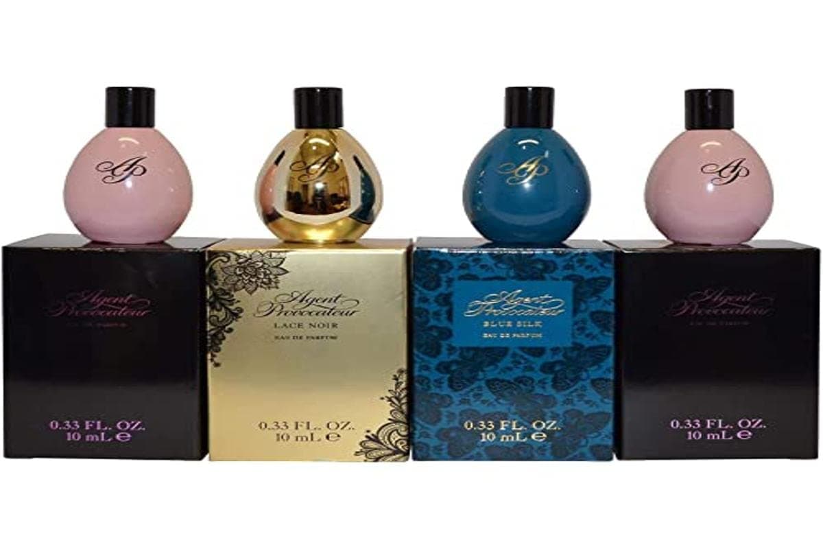 Agent Provocateur Womens Variety Eau de Parfum .34 oz. 10 ml, 4 Pcs Miniature Gift Set