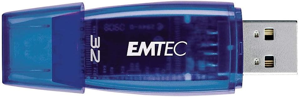 EMTEC C400 Candy II Series 32 GB USB 2.0 Flash Drive (Blue)