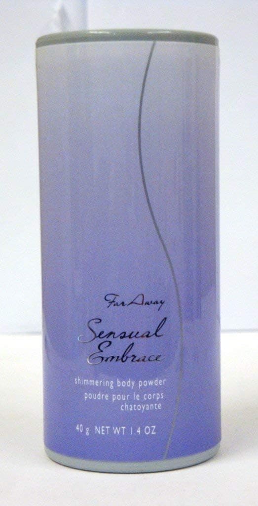 Avon Far Away Sensual Embrace Shimmering Body Powder 1.4 Oz (Pack of 4)