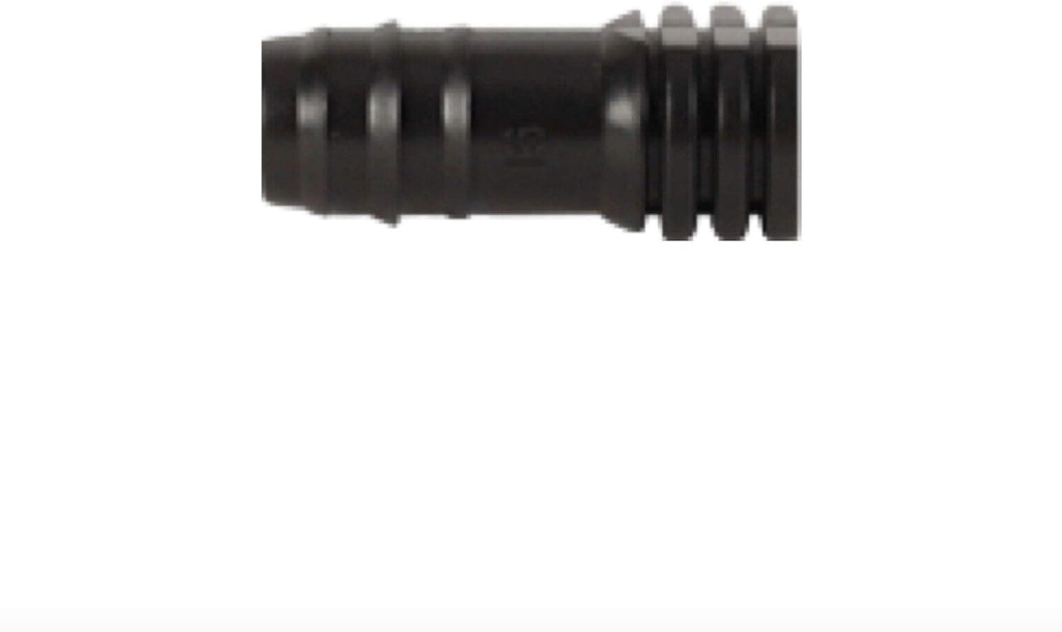 20-PACK - Irrigation Fittings End Plugs for 1/2" Drip Tubing - Barbed Connectors (Fits Most Brands, Rain Bird 16mm .520 ID and Compatible Drip or Sprinkler Systems) (End Plug 20-Pack)