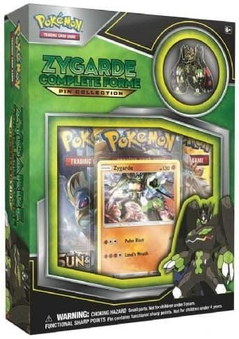 Yu-Gi-Oh! Pokemon TCG: Zygarde Complete Forme Pin Collection Box