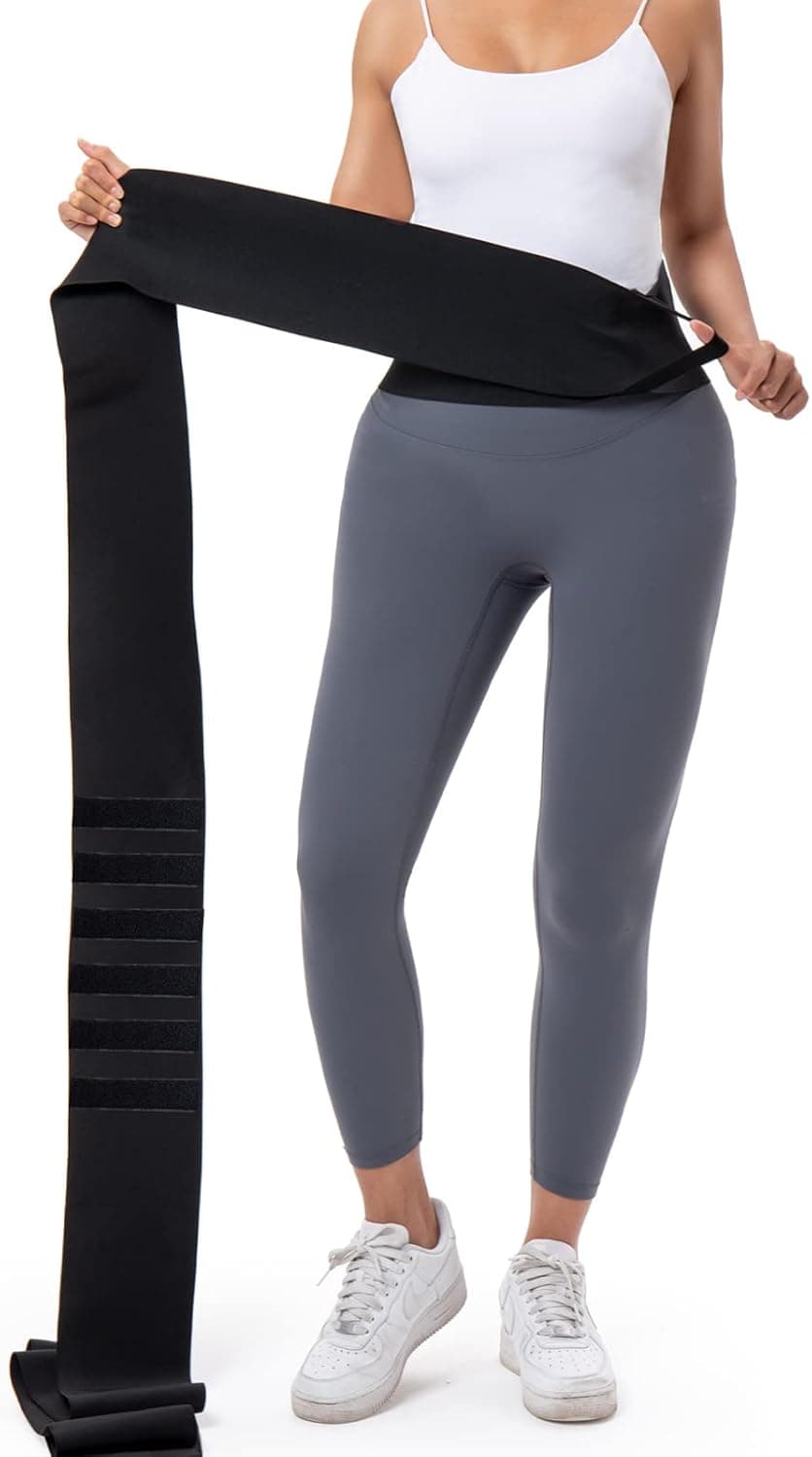 Brosin Waist Trainer For Women Plus Size Band Waist Wrap for Stomach Body Wrap Bandage Tummy Wrap Waist Trimmer