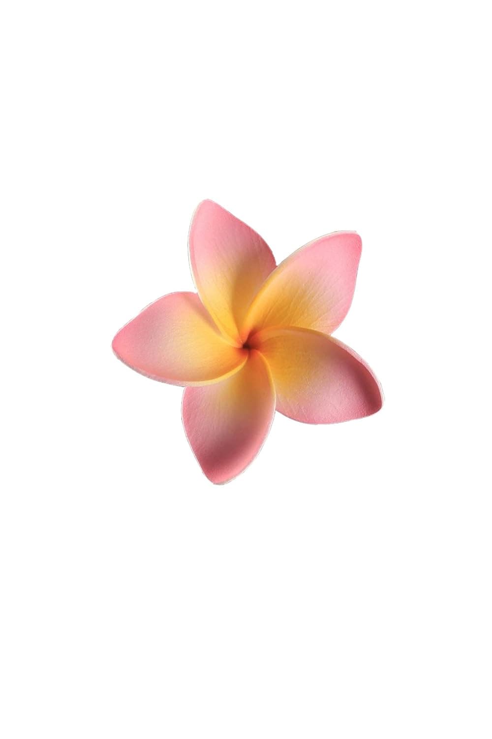 Hawaii Luau Party Dance Artificial Foam Plumeria Hair Clip in Light Purple
