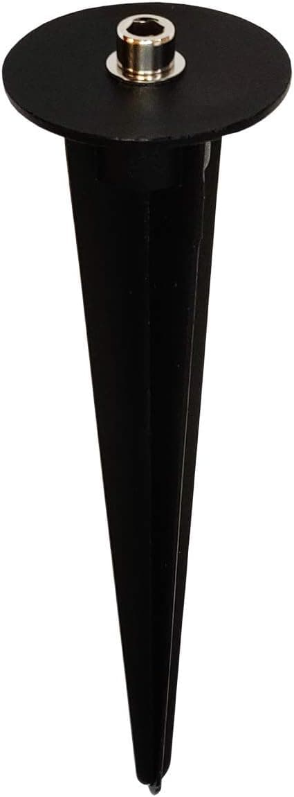 DEMASLED 1pc Metal Ground Stake for 10W - 20W LED Flood Light Holder 6.6 in - 16.8cm for Outdoors, Gardens and Yard