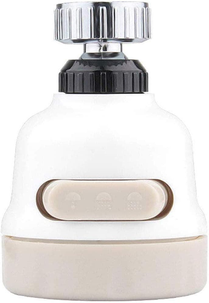 H&xy Faucet prevent splash head extender kitchen household tap water spray water can rotate sprinkler nozzle Adjustable aerator - short
