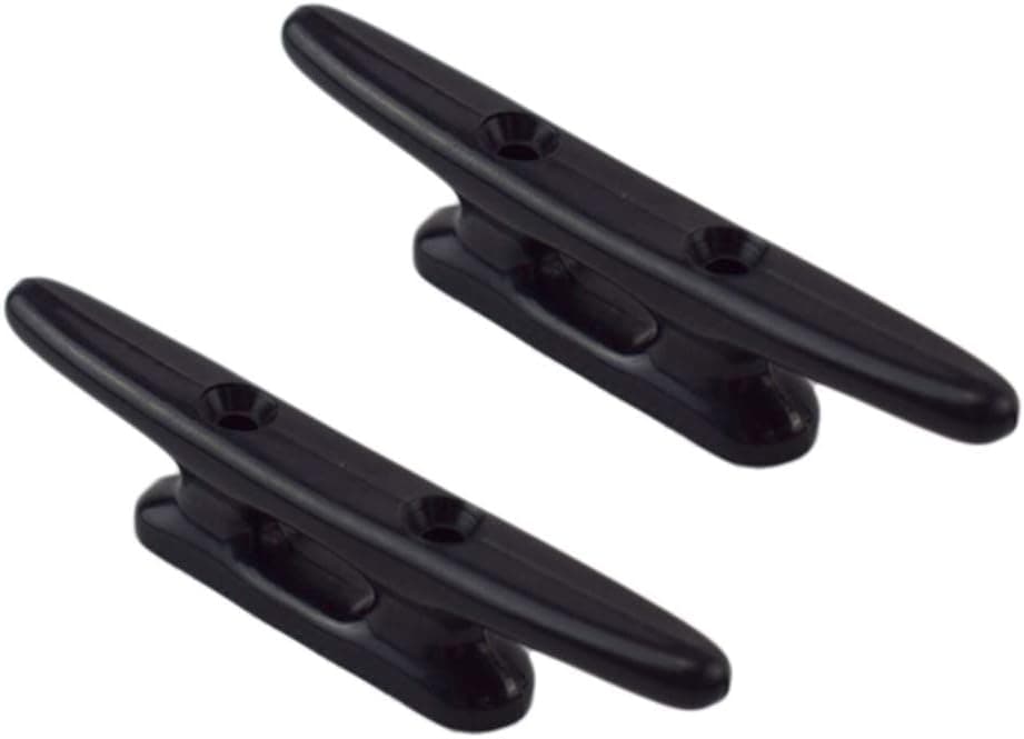 glorious_nx Boat Dock Nylon Cleats Black 8" Perfect for Boat Docks or Maritime Décor