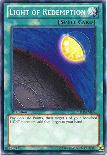 YU-GI-OH! - Light of Redemption (SDCR-EN027) - Structure Deck: Cyber Dragon Revolution - 1st Edition - Common